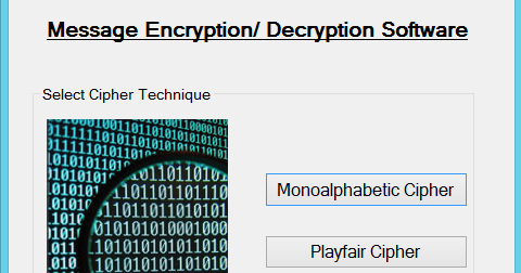 What is a monoalphabetic cipher decryption program?